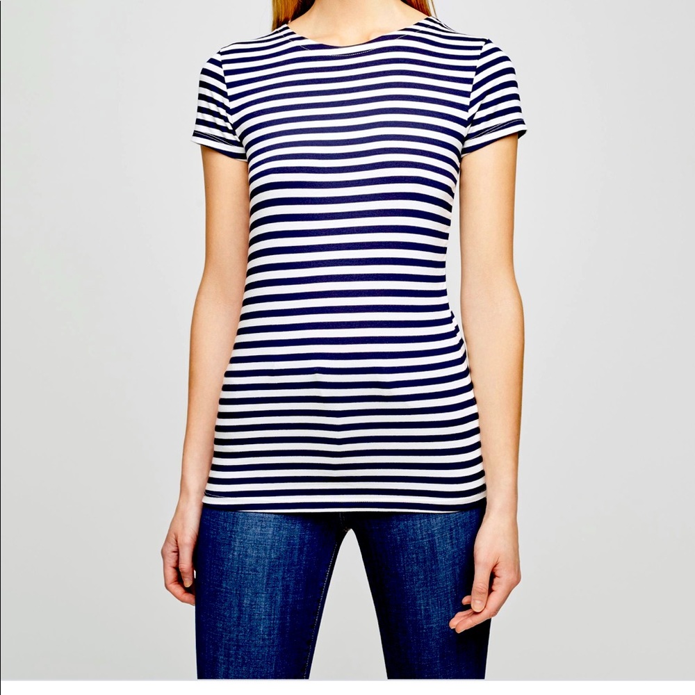 L’Agence Striped Ressie Tee - like new